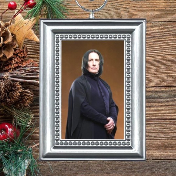 Harry Potter Professor Severus Snape Portrait Christmas Tree Ornament‎ - Picture 1 of 2